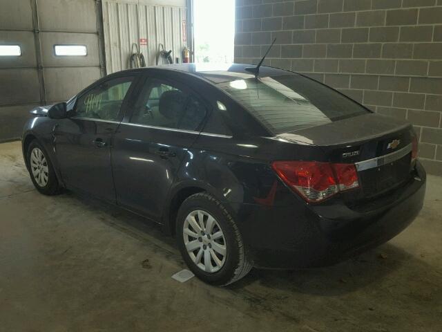 1G1PC5SH6B7251999 - 2011 CHEVROLET CRUZE LS GRAY photo 3