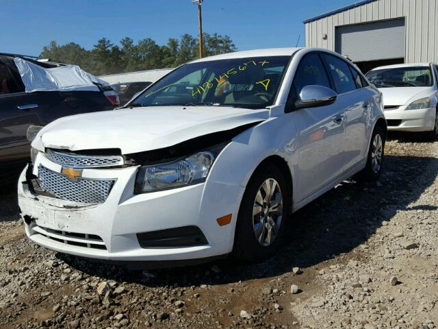 1G1PC5SH4C7258032 - 2012 CHEVROLET CRUZE LS WHITE photo 2