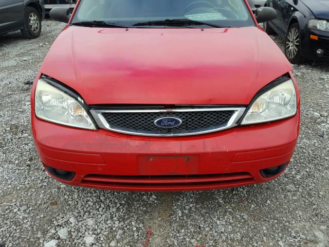 1FAFP31NX6W213714 - 2006 FORD FOCUS ZX3 RED photo 9