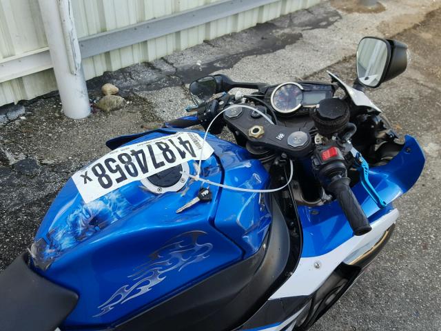 JS1GT78A0E2101413 - 2014 SUZUKI GSX-R1000 BLUE photo 5