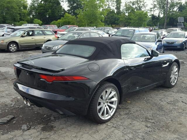 SAJWA6E75E8K10541 - 2014 JAGUAR F-TYPE BLACK photo 4