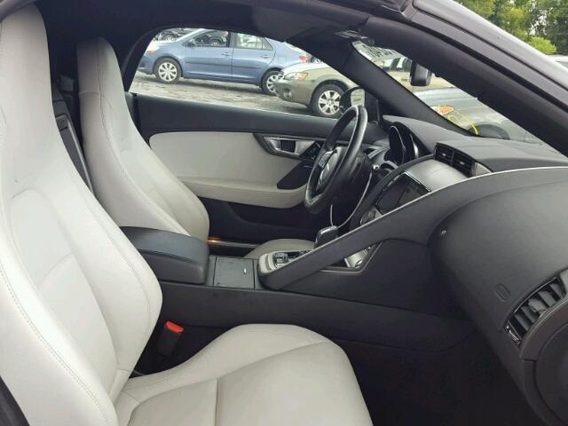 SAJWA6E75E8K10541 - 2014 JAGUAR F-TYPE BLACK photo 5