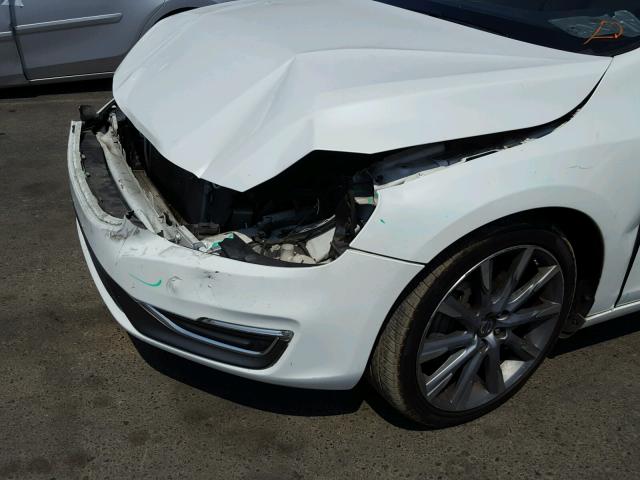 YV1612SD6F1196591 - 2015 VOLVO V60 PLATIN WHITE photo 9