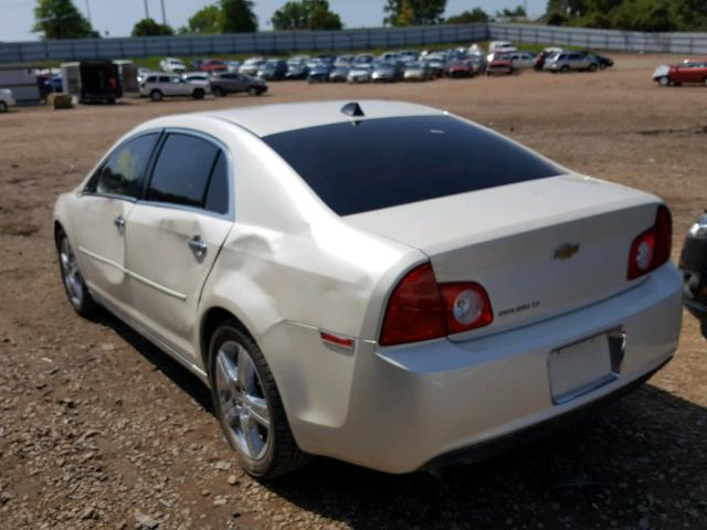 1G1ZC5E06CF325038 - 2012 CHEVROLET MALIBU 1LT WHITE photo 3