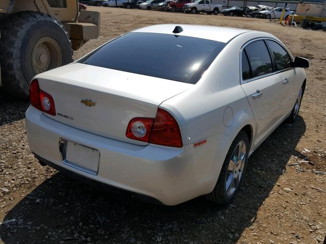 1G1ZC5E06CF325038 - 2012 CHEVROLET MALIBU 1LT WHITE photo 4