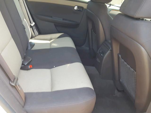 1G1ZC5E06CF325038 - 2012 CHEVROLET MALIBU 1LT WHITE photo 6