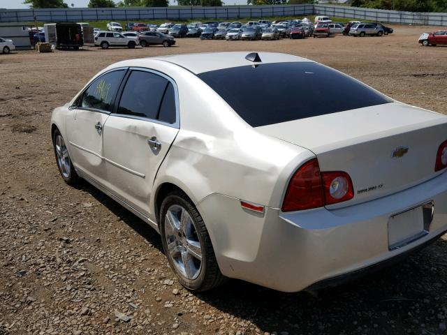 1G1ZC5E06CF325038 - 2012 CHEVROLET MALIBU 1LT WHITE photo 9