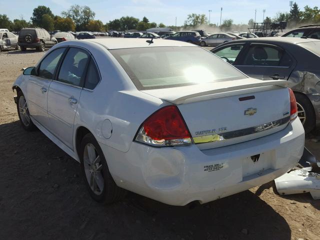 2G1WC5EM0A1189340 - 2010 CHEVROLET IMPALA LTZ WHITE photo 3