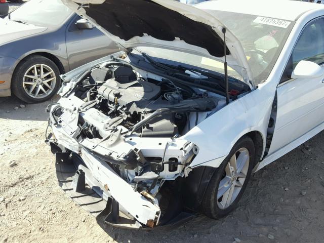 2G1WC5EM0A1189340 - 2010 CHEVROLET IMPALA LTZ WHITE photo 9