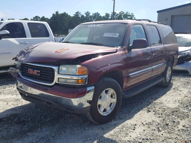 1GKEC16Z74J215422 - 2004 GMC YUKON XL C BURGUNDY photo 2