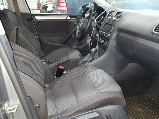 WVWDB7AJXEW008056 - 2014 VOLKSWAGEN GOLF GRAY photo 5