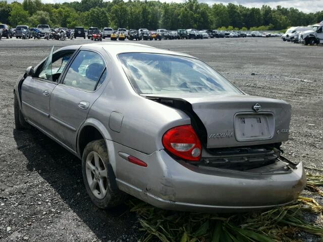 JN1CA31D91T815801 - 2001 NISSAN MAXIMA GXE GRAY photo 3