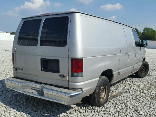 1FTRE14W23HA35190 - 2003 FORD ECONOLINE SILVER photo 4