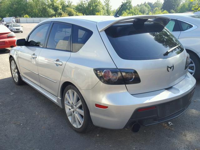 JM1BK34L281825133 - 2008 MAZDA SPEED 3 银色 照片 3