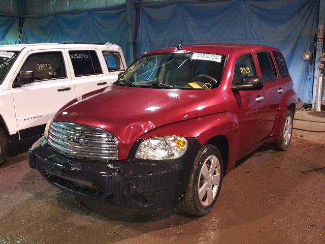 3GNDA13D16S625406 - 2006 CHEVROLET HHR LS მუქწითელი ფოტო 2