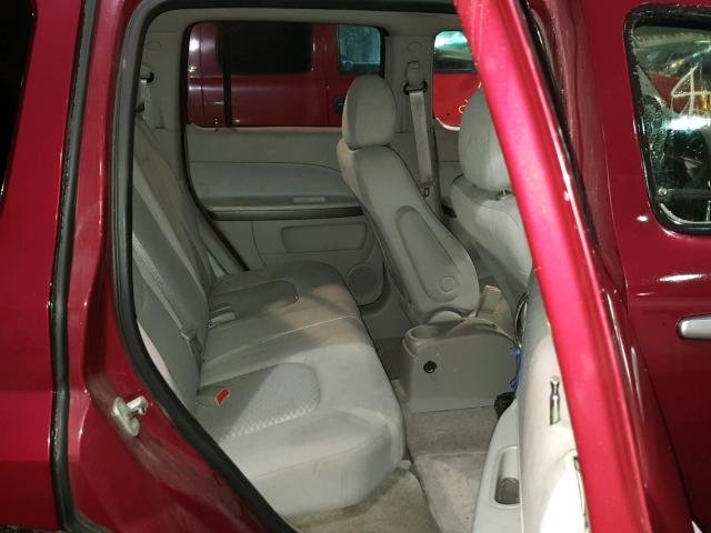 3GNDA13D16S625406 - 2006 CHEVROLET HHR LS მუქწითელი ფოტო 6
