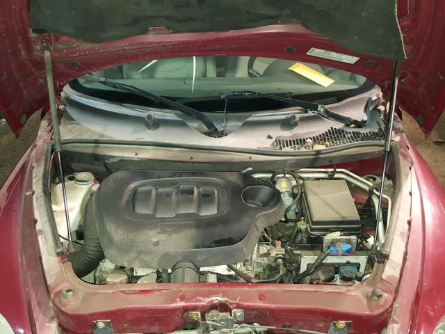 3GNDA13D16S625406 - 2006 CHEVROLET HHR LS მუქწითელი ფოტო 7