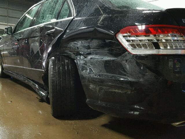 WDDHF8JB3DA748084 - 2013 MERCEDES-BENZ E BLACK photo 9