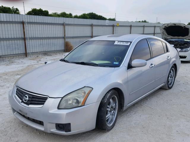 1N4BA41E18C828257 - 2008 NISSAN MAXIMA SE SILVER photo 2