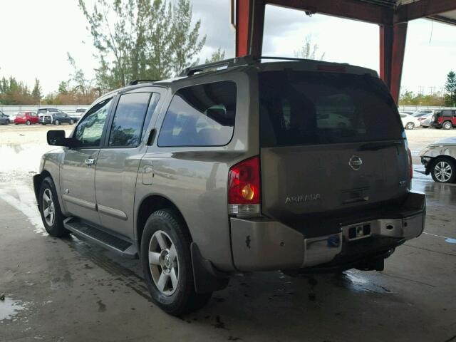 5N1AA08A76N734009 - 2006 NISSAN ARMADA SE SILVER photo 3