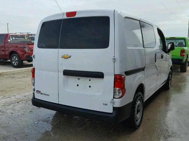3N63M0YN9FK735964 - 2015 CHEVROLET CITY EXPRE WHITE photo 4