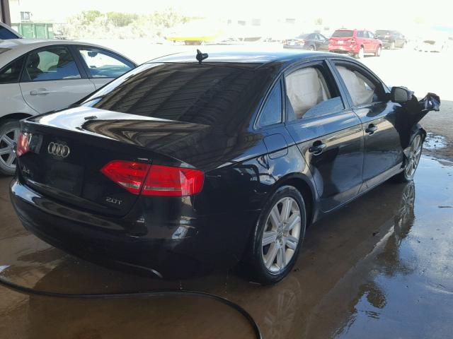 WAUAFAFL9BN045984 - 2011 AUDI A4 PREMIUM BLACK photo 4