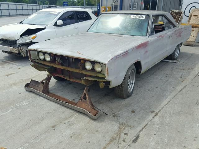 WH23E67158535 - 1966 DODGE CORONET GRAY photo 2