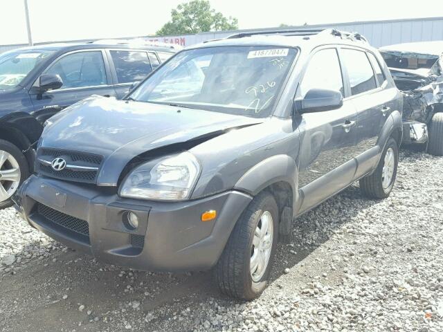 KM8JN72D57U485166 - 2007 HYUNDAI TUCSON CHARCOAL photo 2