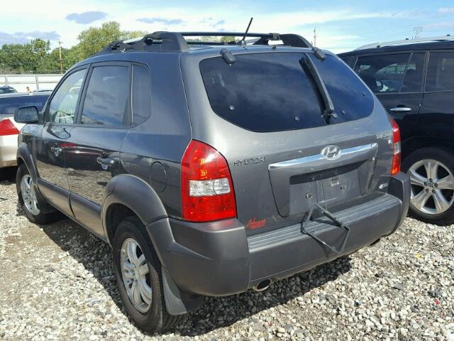 KM8JN72D57U485166 - 2007 HYUNDAI TUCSON CHARCOAL photo 3