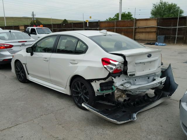 JF1VA1C62J9813786 - 2018 SUBARU WRX PREMIU WHITE photo 3