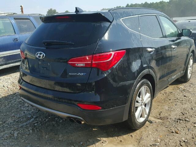 5XYZW3LA9EG135720 - 2014 HYUNDAI SANTA FE S BLACK photo 4