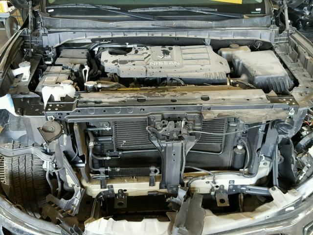 1N6AA1E54HN545660 - 2017 NISSAN TITAN SV GRAY photo 7