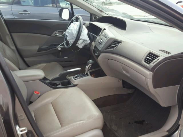2HGFB2F93CH307038 - 2012 HONDA CIVIC EXL 灰色 照片 5