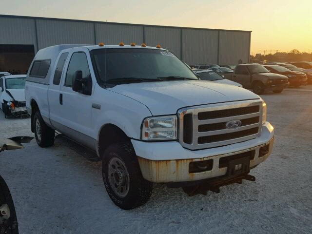 1FTSX21575EB77472 - 2005 FORD F250 SUPER WHITE photo 1