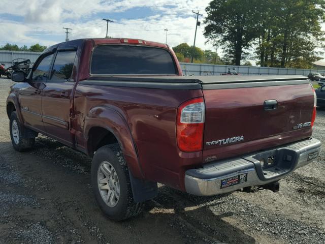 5TBDT44136S504236 - 2006 TOYOTA TUNDRA DOU MAROON photo 3