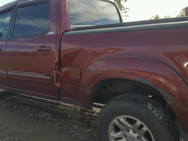 5TBDT44136S504236 - 2006 TOYOTA TUNDRA DOU MAROON photo 9