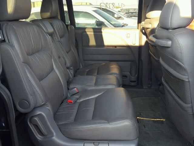 5FNRL38697B014595 - 2007 HONDA ODYSSEY BLUE photo 6