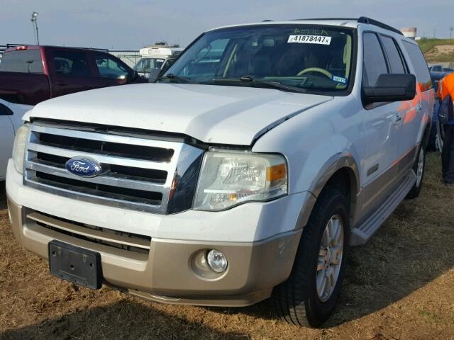 1FMFK17547LA27105 - 2007 FORD EXPEDITION WHITE photo 2