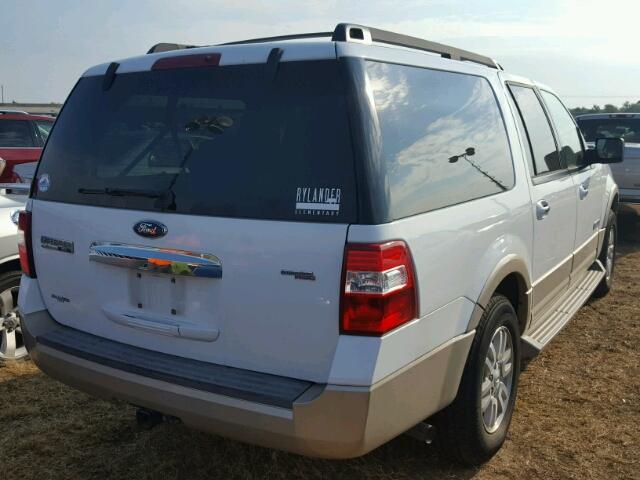 1FMFK17547LA27105 - 2007 FORD EXPEDITION WHITE photo 4