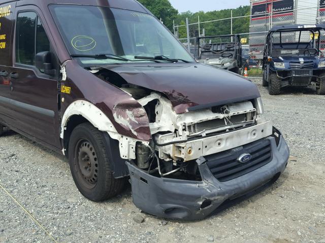 NM0LS7AN1AT023522 - 2010 FORD TRANSIT CO BURGUNDY photo 9