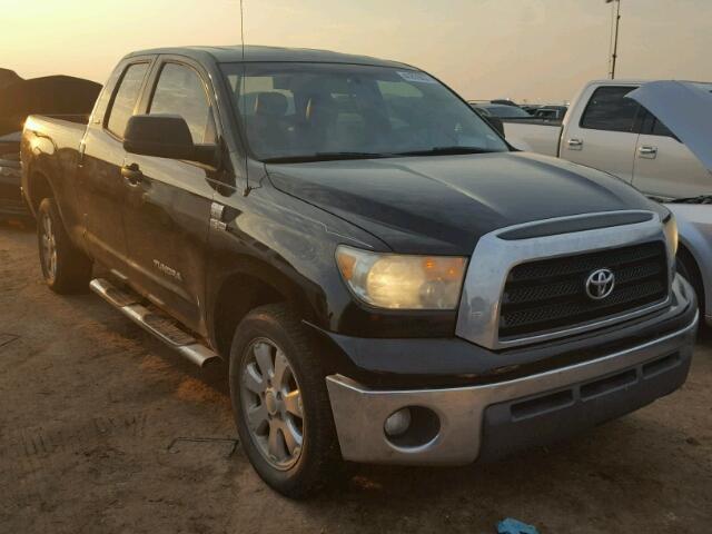 5TFRT54167X013951 - 2007 TOYOTA TUNDRA BLACK photo 1