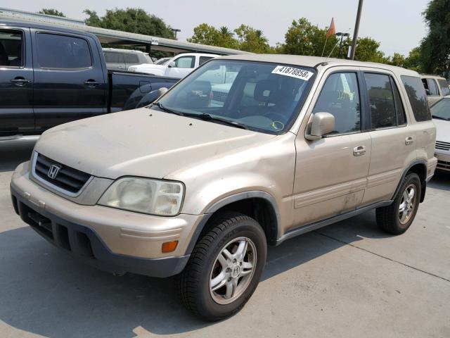 JHLRD18781C009034 - 2001 HONDA CR-V SE BEIGE photo 2