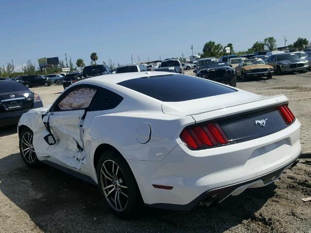 1FA6P8TH2H5309138 - 2017 FORD MUSTANG WHITE photo 3