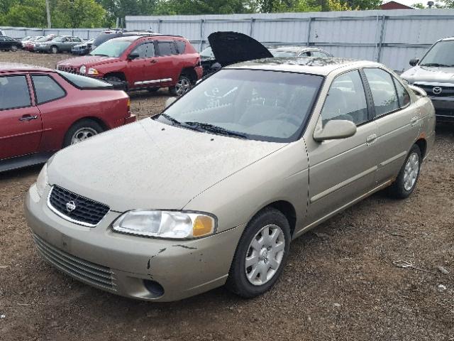 3N1CB51D4YL338749 - 2000 NISSAN SENTRA BAS BEIGE photo 2