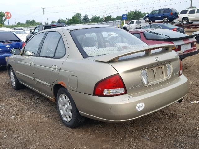 3N1CB51D4YL338749 - 2000 NISSAN SENTRA BAS BEIGE photo 3