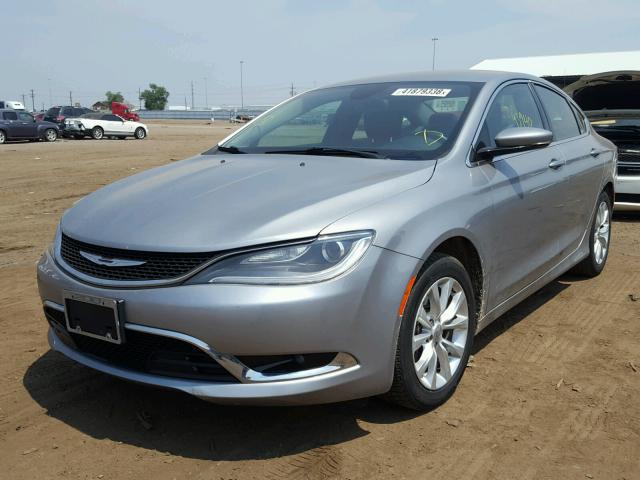 1C3CCCCG9FN515139 - 2015 CHRYSLER 200 C SILVER photo 2