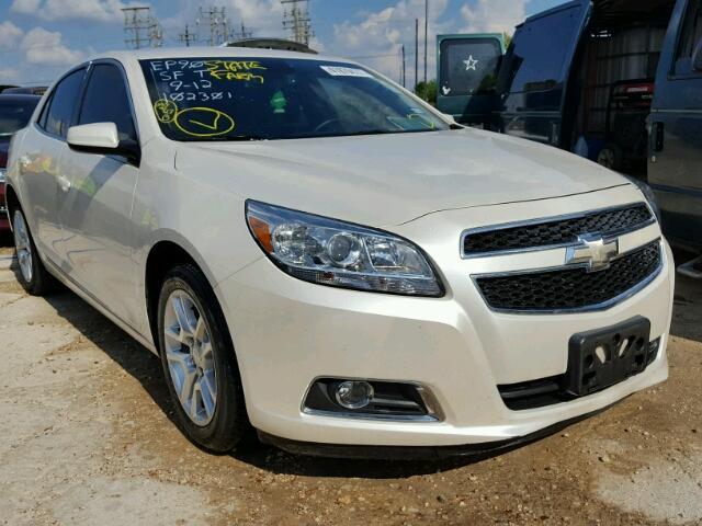 1G11F5RR0DF102301 - 2013 CHEVROLET MALIBU WHITE photo 1
