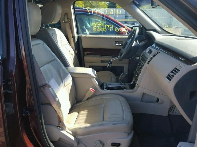 2FMEK62C99BB08263 - 2009 FORD FLEX SEL მუქწითელი ფოტო 5