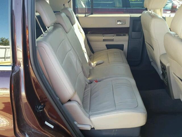 2FMEK62C99BB08263 - 2009 FORD FLEX SEL მუქწითელი ფოტო 6