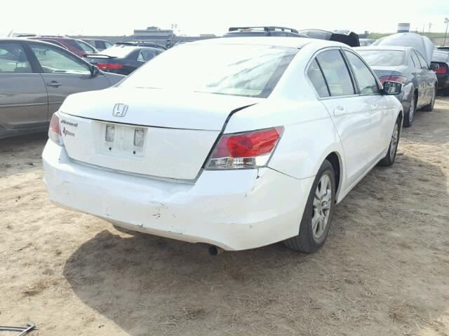 1HGCP26498A075334 - 2008 HONDA ACCORD LXP WHITE photo 4